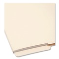 File Folders | Smead 24128 0.75 in. Expansion 9 in. High Front Heavyweight End Tab Folders - Manila/Letter Size (100/Box) image number 1