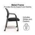 Office Chairs | Alera ALEWX43BME17 24.41 in. x 23.62 in. x 35.04 in. Wessex Mesh Fabric Guest Chair - Black image number 3