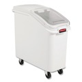 Cups and Lids | Rubbermaid Commercial FG9F7700CLR Prosave 29 in. x 12.13 in. x 1.9 in. Bin Lid and Scoop Replacement - Clear image number 3