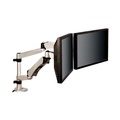 Monitor Stands | 3M MA265S Easy-Adjust Desk Dual Arm Mount for 27 in. Monitors - Silver image number 4