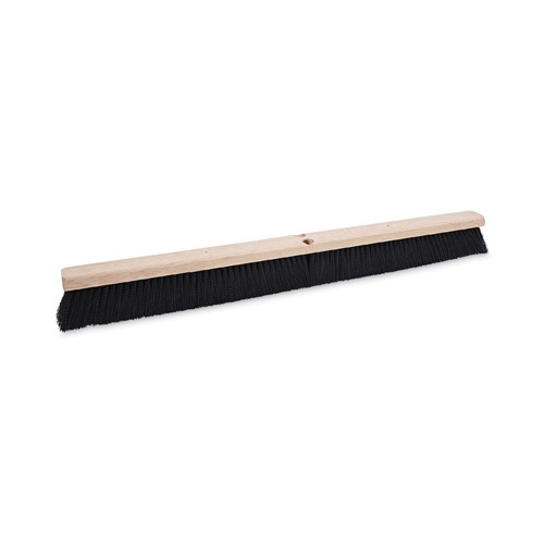 Brooms | Boardwalk BWK20636 3 in. Polypropylene Bristles 36 in. Brush Floor Brush Head - Black image number 0