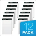 Notebooks & Pads | TOPS 63410 Docket 8.5 in. x 11.75 in. Ruled Perforated Pads - Wide/Legal, White (50 Sheets/Pad, 12 Pads/Pack) image number 5