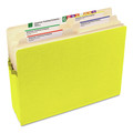File Folders | Smead 73223 1.75 in. Expansion Colored File Pockets - Letter Size/Yellow image number 1