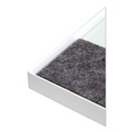 White Boards | U Brands 3199U00-01 3N1 36 x 15.25 Magnetic Glass Dry Erase Combo Board - Gray/White Surface/White Aluminum Frame image number 3