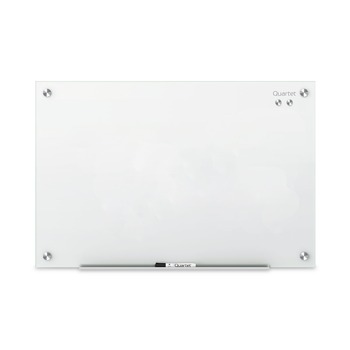 Quartet G2418W 24 in. x 18 in. Infinity Magnetic Glass Marker Board - White Surface