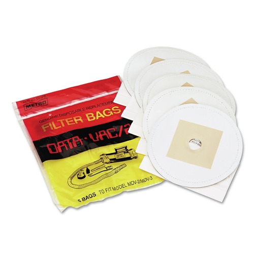 Cleaning & Janitorial Accessories | DataVac 120-516736 Disposable Bags for Pro Cleaning Systems (5/Pack) image number 0