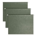 File Folders | Smead 64055 1/5-Cut Tabs Letter Size Hanging Folders - Standard Green (25/Box) image number 0
