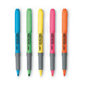 Highlighters | BIC GBLP51ASST Brite Liner Chisel Tip Grip Pocket Highlighter - Assorted Ink/Barrel (1-Set) image number 0