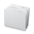 File Folders | Smead 12834 1/3-Cut Tabs Assorted Letter Size 0.75 in. Expansion Reinforced Top Tab Colored File Folders - White (100/Box) image number 1