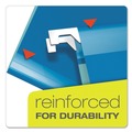 File Folders | Pendaflex 04152 1/5 BLU 1/5-Cut Tabs Colored Reinforced Hanging Letter Folders - Blue (25/Box) image number 1