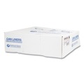  | Inteplast Group S434816K 60 gal. 16 microns 43 in. x 48 in. High-Density Interleaved Commercial Can Liners - Black (25 Bags/Roll, 8 Rolls/Carton) image number 4
