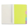 Notebooks & Pads | Redi-Tag B10245 4 in. x 6 in. 6-Tab Sets Note Ruled Divider Sticky Notes - Assorted Colors (3/Box) image number 2