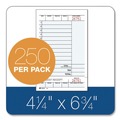 Wall Racks & Hooks | Adams 947SWC 4.25 x 6.75 Two-Part Carbonless Guest Check Unit Sets (250/Pack) image number 3