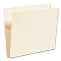 Back to School Sale | Smead 75124 3.5 in. Expansion Letter Size End Tab File Pockets - Manila (25/Box) image number 0
