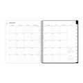 Notebooks & Pads | Blue Sky 100004 10 in. x 8 in. 12-Month (Jan-Dec 2026) Analeis Monthly Planner - White/Black/Coral Cover image number 2