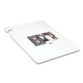 Breakroom Supplies | San Jamar CB152012WH Cut-N-Carry 20 in. x 15 in. x 0.5 in. Plastic Color Cutting Boards - White image number 2