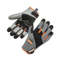 Cleaning Gloves | Ergodyne 17046 ProFlex 710 Heavy-Duty Mechanics Gloves Gray 2X-Large Pair image number 0