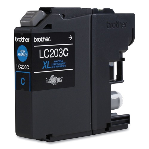 Ink & Toner | Brother LC203C Innobella 550 Page-Yield High-Yield Ink - Cyan image number 0
