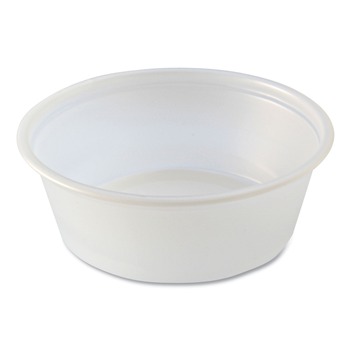 PRODUCTS | Fabri-Kal 000000000009505194 1.5 oz. Squat Plastic Portion Cups - Translucent (10/Carton)