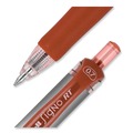 Pens | uni-ball 65942 Signo 0.7 mm Retractable Gel Pen - Red Ink/Silver/Red Barrel/Medium (1-Dozen) image number 4