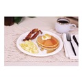 Bowls and Plates | SCT 18163WPF 10 in. Diameter 3-Compartment ChampWare Molded Fiber Plate Tableware - White (500/Carton) image number 3