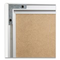 White Boards | U Brands 072U00-01 48 in. x 36 in. Magnetic Dry Erase Board - White Surface/Satin Aluminum Frame image number 4