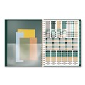 Notebooks & Pads | AT-A-GLANCE 1758905 11 in. x 8.5 in. 12-Month (Jan-Dec 2026) Emerald Isle Weekly/Monthly Planner - Green Marbled Cover image number 4