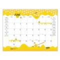 Bulletin Boards | House of Doolittle 156 22 in. x 17 in. 12-Month (Jan to Dec) 2026 Recycled Honeycomb Desk Pad Calendar - Honeycomb Artwork image number 6