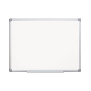 WHITE BOARDS | MasterVision MA0300790 Earth Silver 36 in. x 24 in. Easy Clean Dry Erase Boards - White Surface/Satin Aluminum Frame
