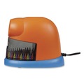 Pencil Sharpeners | Elmer's 1680 5.63 in. x 8.75 in. x 7.13 in. AC-Powered CrayonPro School Version Electric Sharpener - Orange/Blue image number 2