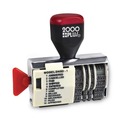 Stamps & Stamp Supplies | COSCO 2000PLUS 010180 1.5 x 0.13 Five-Year 12 Phrases Dial-N-Stamp image number 0