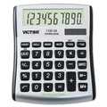 Calculators | Victor 1100-3A Antimicrobial Compact 10-Digit Desktop Calculator - Gray/Black image number 0