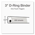 Just Launched | Cardinal 10331 Premier Easy Open 3 in. Capacity 11 in. x 8-1/2 in. 3 Ring ClearVue Locking Slant-D Ring Binder - Black image number 1
