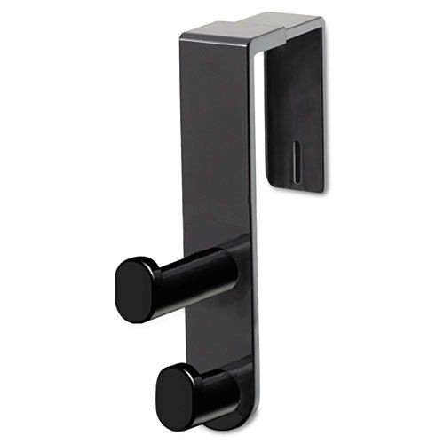 Wall Racks & Hooks | Safco 4225BL 1.75 x 6.5 x 7.75 Plastic Coat Hook - Black image number 0