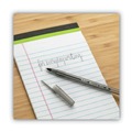 Pens | BIC GSM240BK Round Stic Xtra Life Medium 1.2 mm. Stick Ballpoint Pen Xtra Value Pack - Black Ink/Translucent Frost Barrel (240/Carton) image number 4