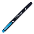 Back to School Sale | Tombow Mono 56413 Chisel/Bullet Tip Highlighters - Skyblue Barrel/Skyblue Ink (10/Box) image number 5