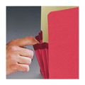 File Folders | Smead 73241 5.25 in. Expansion Colored File Pockets - Letter Size/Red image number 4