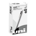 Pens | uni-ball 70362 uniONE 0.7 mm Retractable Gel Pen - Black Ink/White/Black Barrel/Medium (1-Dozen) image number 0