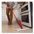 Mops | O-Cedar 173579EA ProMist MAX Microfiber Refill Custom Size for ProMist Mop System - Red/White/Gray image number 3