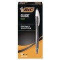 Pens | BIC VCGN11-BK Fine 0.7 mm GLIDE Exact Retractable Ballpoint Pen - Black Ink, Black Barrel (1-Dozen) image number 0