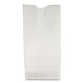  | General 51030 6.31 in. x 4.19 in. x 13.38 in. 35 lbs. Capacity #10 Grocery Paper Bags - White (500/Bundle) image number 0