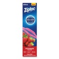 Food Service | Ziploc 383231 9.6 in. x 12.1 in. Gallon Triple System Seal Double Zipper Storage Bags - Clear (19 Bags/Box, 12 Boxes/Carton) image number 1