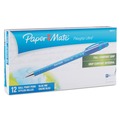 Pens | Paper Mate 9660131 0.8 mm Fine FlexGrip Ultra Recycled Stick Ballpoint Pen - Blue Ink, Blue Barrel (1-Dozen) image number 1