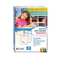Sheet Protectors | C-Line 40620 9 x 12 Reusable Dry Erase Pockets - Assorted Primary Colors (25/Box) image number 2