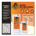 Adhesives & Glues | Gorilla Glue 3027502 0.27 in. Diameter x 4 in. Mini Hot Glue Sticks - Dries Clear (75/Pack) image number 3