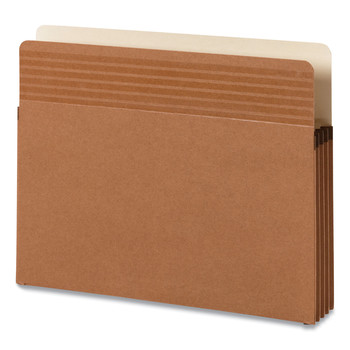 Smead 73208 3.5 in. Expansion Letter Size Easy Grip Pockets - Redrope (25/Box)