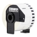 Labels | Brother DK220524PK 2.4 in. x 100 ft. Continuous Paper Label Tape - White (24/Pack) image number 1