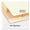 Back to School Sale | Smead 75124 3.5 in. Expansion Letter Size End Tab File Pockets - Manila (25/Box) image number 4