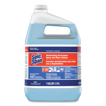 Spic and Span 32538 1 Gallon Concentrated Disinfecting All-Purpose Spray and Glass Cleaner (2/Carton)
