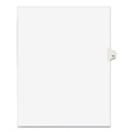 Dividers & Tabs | Avery 11920 11 x 8.5 Avery Style Preprinted Legal Exhibit Side 10-Tab Index Dividers - White (25/Pack) image number 0